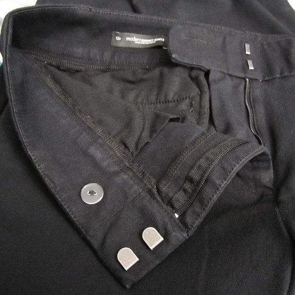 Black Anne Taylor Loft Outlet Modern Skinny Ankle Pant - 12P - Picture 6 of 10